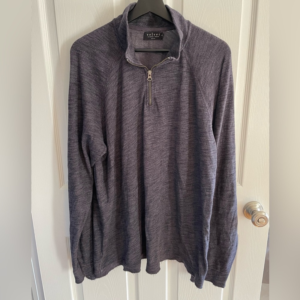 Velvet by Graham & Spencer 1/4 Zip XXL